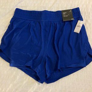 GapFit High Rise Mesh Double Layer Running Shorts
